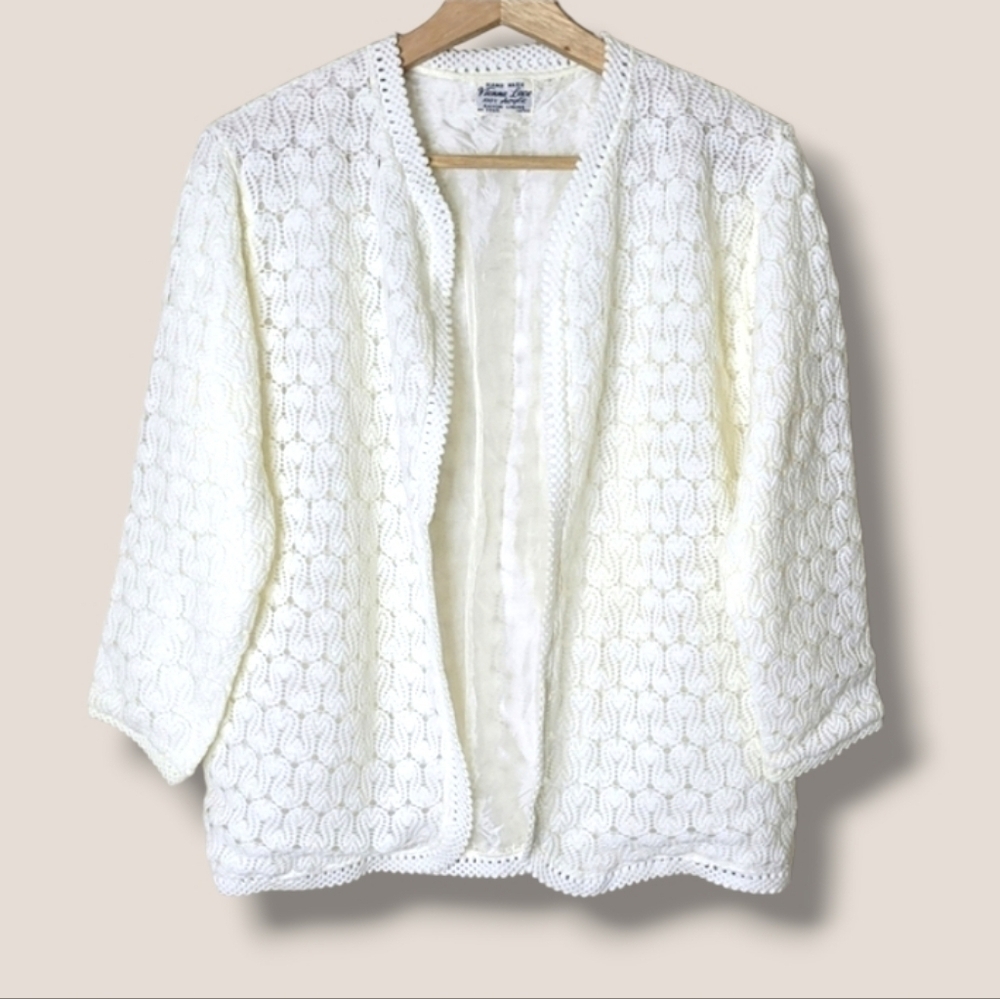 Vintage Vienna Lace Cardigan Sweater Japan